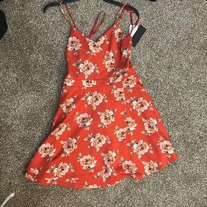 City studios Lace Back Fit & Flare Dress brand new never worn